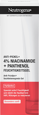 Anti-puistjes gezichtsgel niacinamide + panthenol, 50 ml