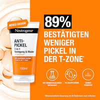 Anti-puistjes gezichtsmasker 2-in-1, 150 ml