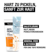 Anti-puistjes gezichtsmasker 2-in-1, 150 ml