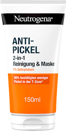 Anti-puistjes gezichtsmasker 2-in-1, 150 ml