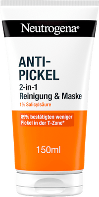 Anti-puistjes gezichtsmasker 2-in-1, 150 ml