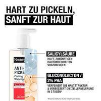 Anti-puistjes peeling reiniger AHA/PHA/BHA, 200 ml