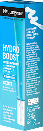 Oogcrème Gel Hydro Boost, 15 ml