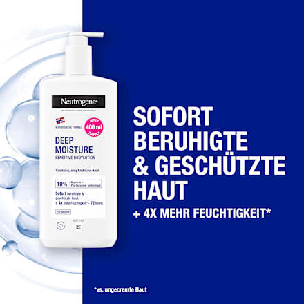 Bodylotion Deep Moisture Sensitiv, 400 ml
