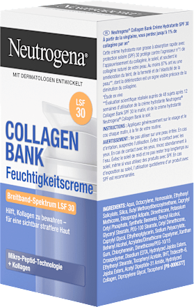 Feuchtigkeitscreme Collagen Bank  LSF 30, 50 ml