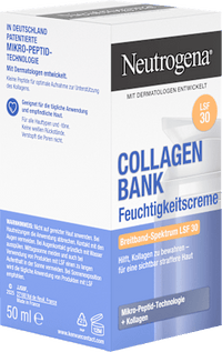 Feuchtigkeitscreme Collagen Bank  LSF 30, 50 ml
