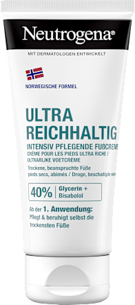 Fußcreme mit 40% Glycerin, ultra reichhaltig trockene Haut, 100 ml