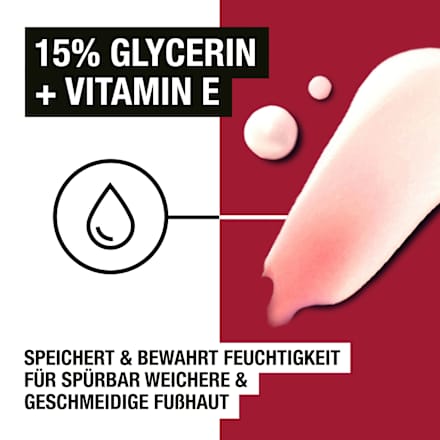 Direct intrekkende voetcrème voor de droge huid, 100 ml