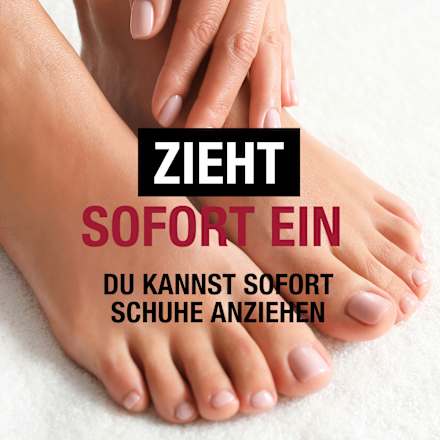 Fußcreme sofort einziehend für trockene Haut, 100 ml