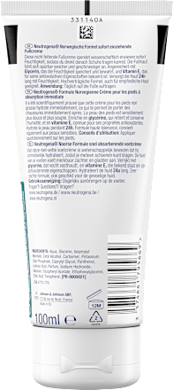 Fußcreme sofort einziehend für trockene Haut, 100 ml