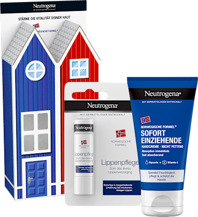 Geschenkset handcrème + lippenbalsem, 2 stuks, 1 st.