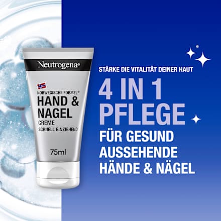 Hand- & Nagelcreme, schnell einziehend, 75 ml