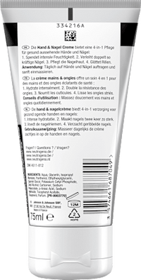 Hand- en nagelcrème, snel intrekkend, 75 ml