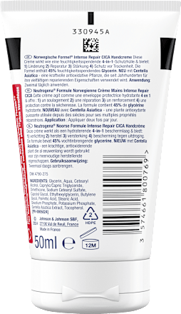 Handcrème Intense Herstellend, 50 ml
