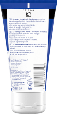 Direct intrekkende handcrème, 75 ml