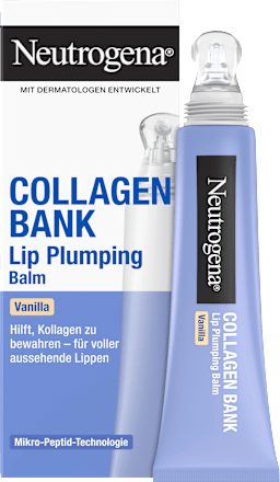 Lippenpflege Collagen Bank Lip Plumping Balm Vanilla, 12 ml