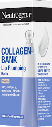Lippenpflege Collagen Bank Lip Plumping Balm Vanilla, 12 ml