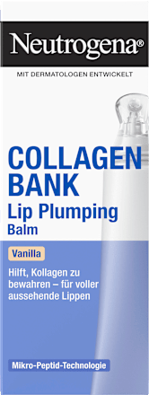 Lippenpflege Collagen Bank Lip Plumping Balm Vanilla, 12 ml