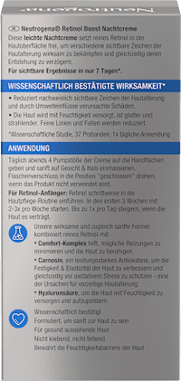 Nachtcreme Anti Age Retinol Boost, 50 ml