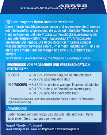 Nachtcreme Hydro Boost, 50 ml