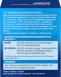 Nachtcreme Hydro Boost, 50 ml