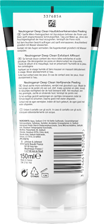 Diepe reiniging, verfijnende peeling, 150 ml