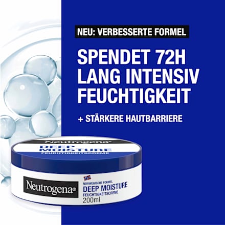 Pflegecreme Deep Moisture, 200 ml
