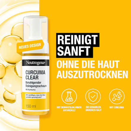 Reinigungsschaum Curcuma Clear, 150 ml
