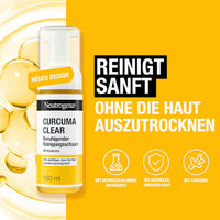 Curcuma Clear reinigingsschuim, 150 ml