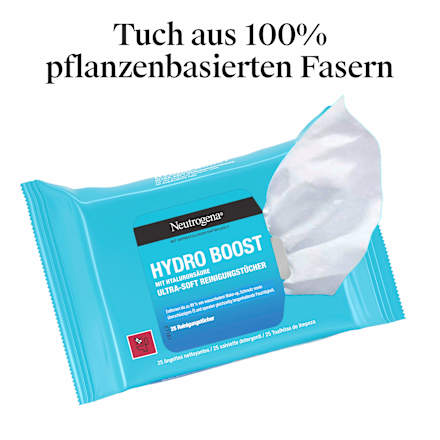 Reinigungstücher Hydro Boost mit Hyaluronsäure ultra-soft, 25 St