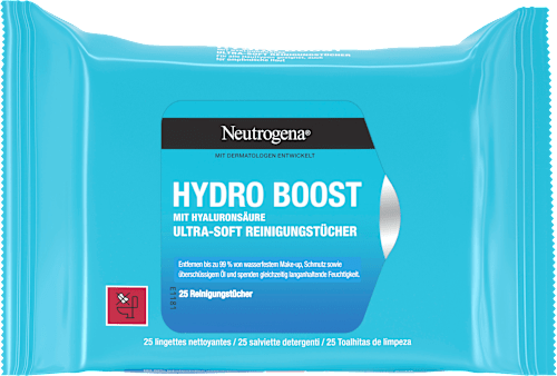 Reinigungstücher Hydro Boost mit Hyaluronsäure ultra-soft, 25 St