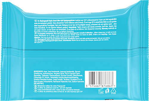 Reinigungstücher Hydro Boost mit Hyaluronsäure ultra-soft, 25 St