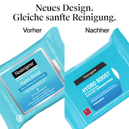 Reinigungstücher Hydro Boost mit Hyaluronsäure ultra-soft, 25 St