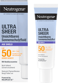 Sonnenfluid Gesicht, ultra sheer age shield, LSF 50, 50 ml