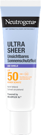 Sonnenfluid Gesicht, ultra sheer age shield, LSF 50, 50 ml