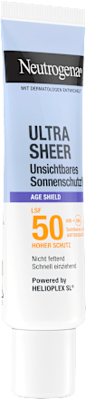 Sonnenfluid Gesicht, ultra sheer age shield, LSF 50, 50 ml