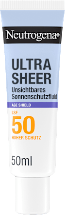 Sonnenfluid Gesicht, ultra sheer age shield, LSF 50, 50 ml