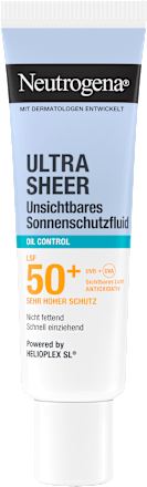 Sonnenfluid Gesicht, ultra sheer oil control, LSF 50+, 50 ml