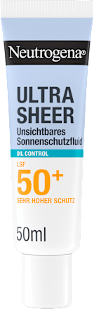 Sonnenfluid Gesicht, ultra sheer oil control, LSF 50+, 50 ml