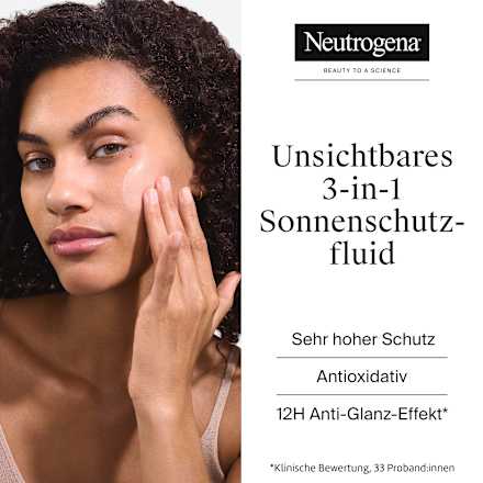 Sonnenfluid Gesicht, ultra sheer oil control, LSF 50+, 50 ml
