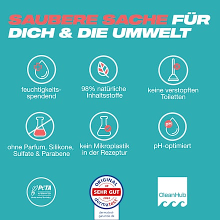 Feuchtschaum für Toilettenpapier Sensitive, 120 ml