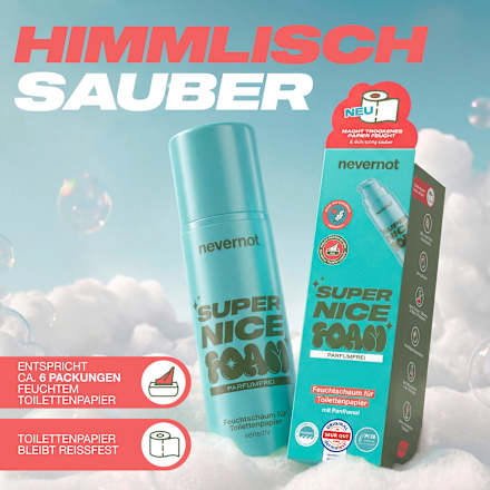 Feuchtschaum für Toilettenpapier Sensitive, 120 ml