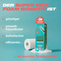 Feuchtschaum für Toilettenpapier Sensitive, 120 ml