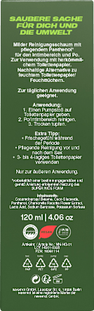 Nat schuim voor toiletpapier, 120 ml