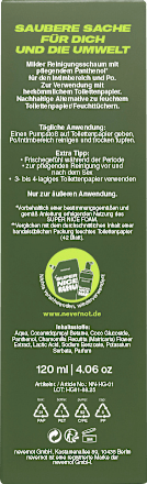 Nat schuim voor toiletpapier, 120 ml
