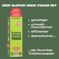 Nat schuim voor toiletpapier, 120 ml