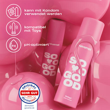 Gleitgel soo good mit Milchsäure, silikonbasiert, 100 ml