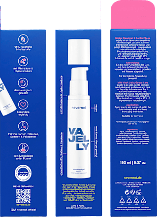 Intimpflege Waschgel Vajelly Sensitiv, 150 ml