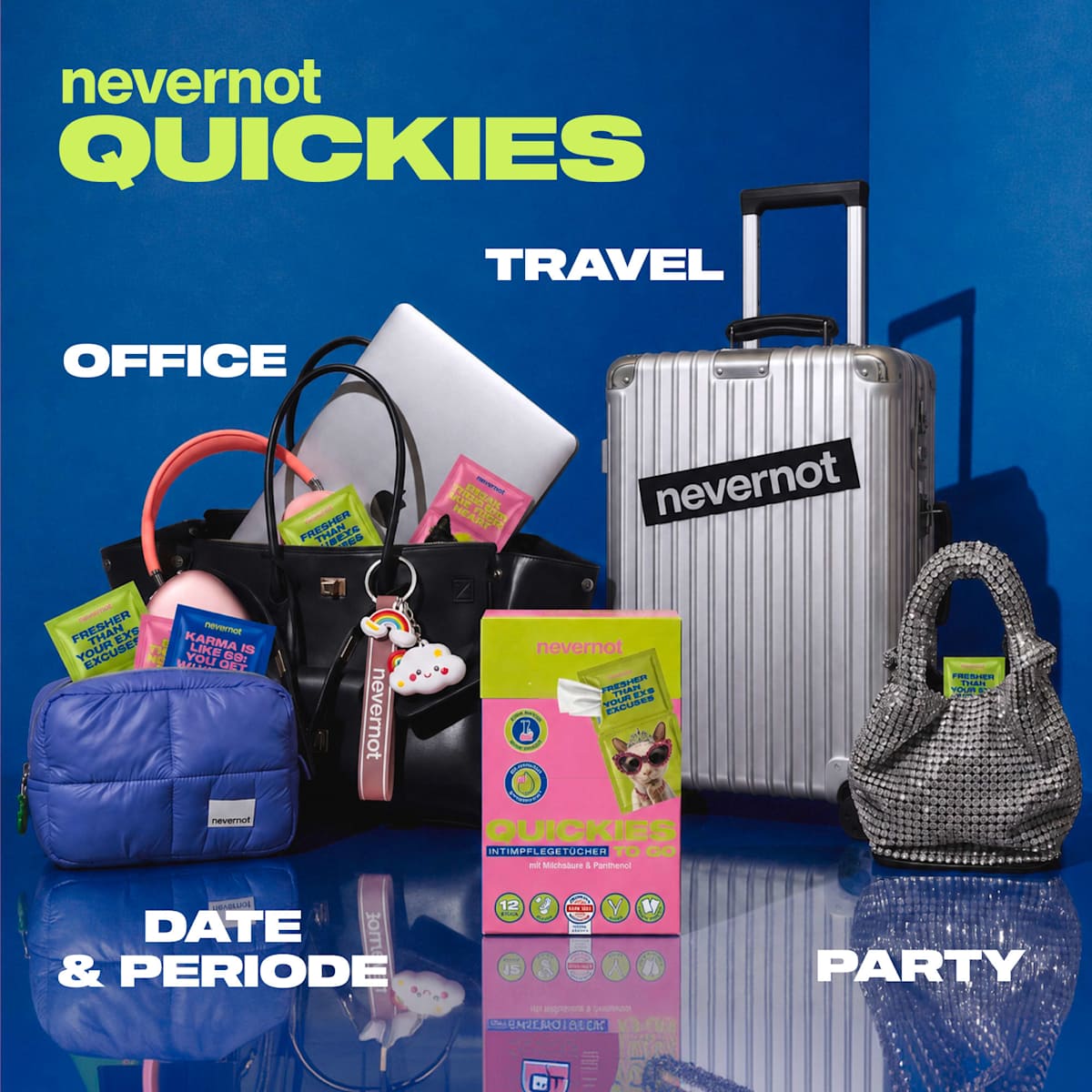 nevernot Intimpflegetücher Quickies, 12 St