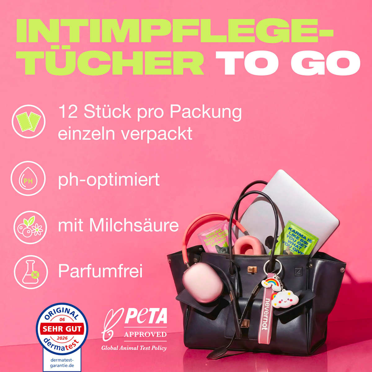 nevernot Intimpflegetücher Quickies, 12 St